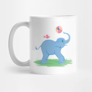 Playful Baby Elephant Mug